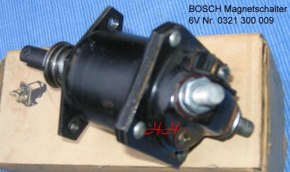 BOSCH Magnetschalter z. B. Fr Lanz Bulldog Anlasser